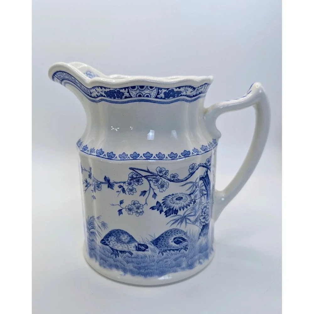 Antique Furnivals Quail Pitcher 1913 England